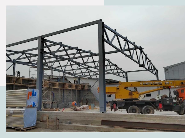 Строительство цехов в Тутаеве