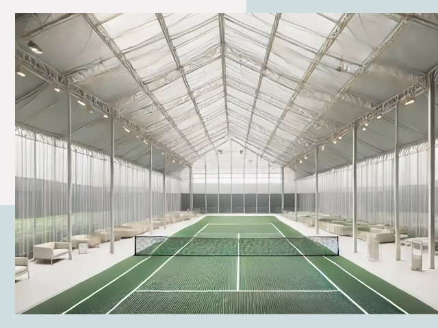 Строительство теннисных кортов в Тутаеве