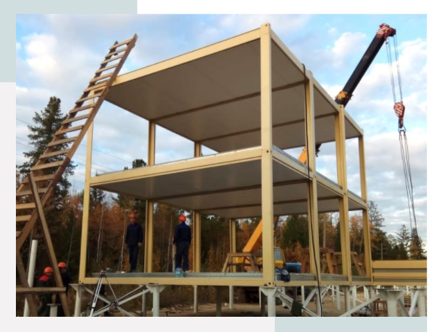 Строительство модульных здания Тутаев