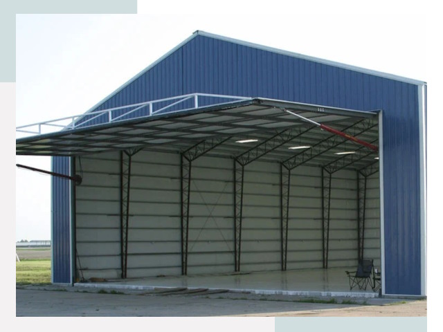 Прямо стенные ангары в Тутаеве