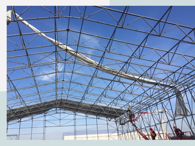 Шатровые ангары от 629 руб. в Тутаеве и Ярославской области