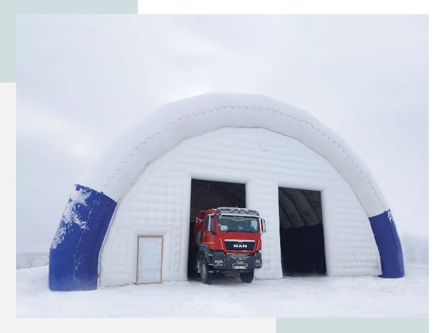 Мобильные ангары в Тутаеве