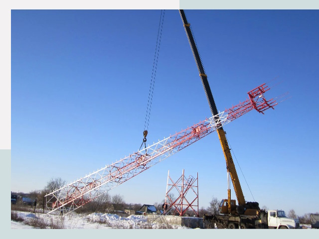 Строительство башен связи в Тутаеве от 629 руб.