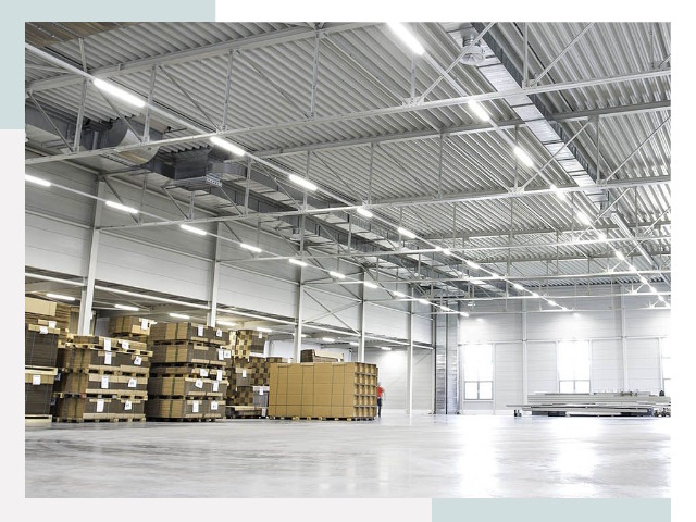 Освещение ангаров в Тутаеве