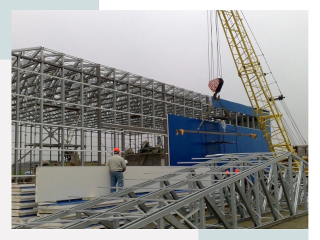 Монтаж ангаров в Тутаеве